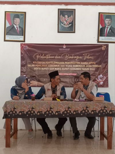 PELANTIKAN DAN BIMTEK KPPS DESA MADURETNO